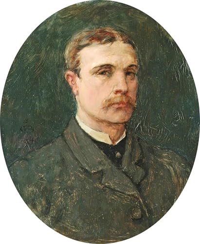 Affiche de peinture autoportrait George Henry Boughton tableau salon