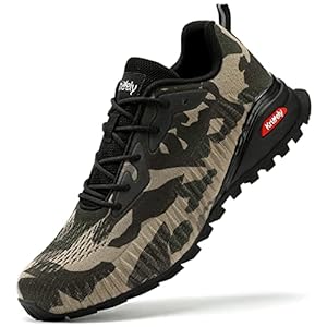 Men’S Fashion Sneakers Lightweight Breathable Walking Shoes Tennis Cross Training Shoe Non Slip Trail Running Shoes