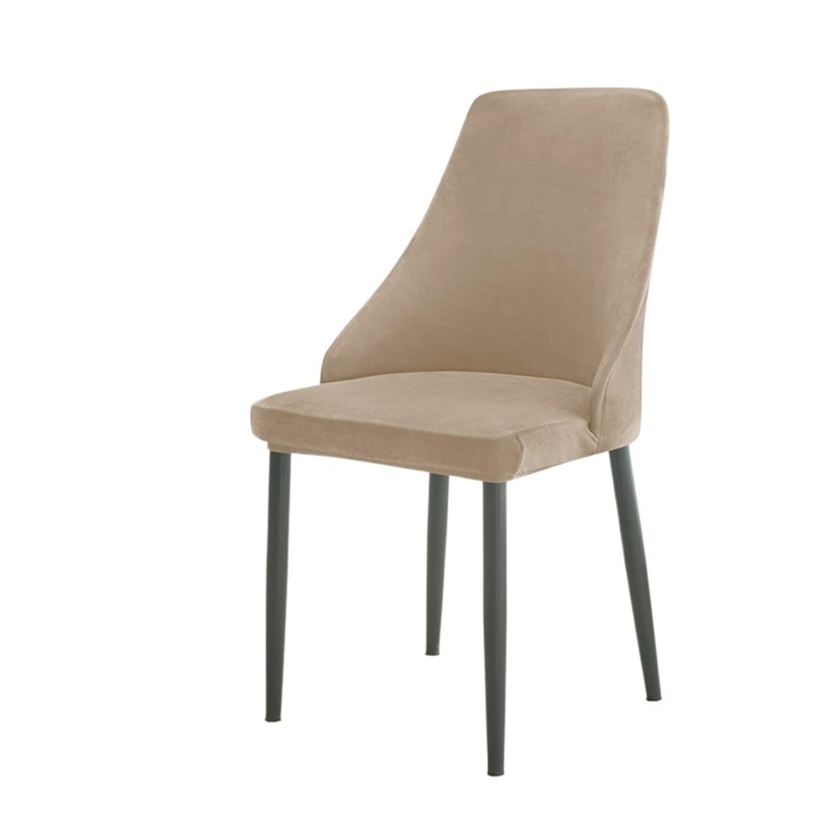 FVDZRFIE Chair Covers 1/2/4/6pcs Velvet Chair Cover Stretch Curved Small Dining Room(Color 1,2pcs Chair Cover)