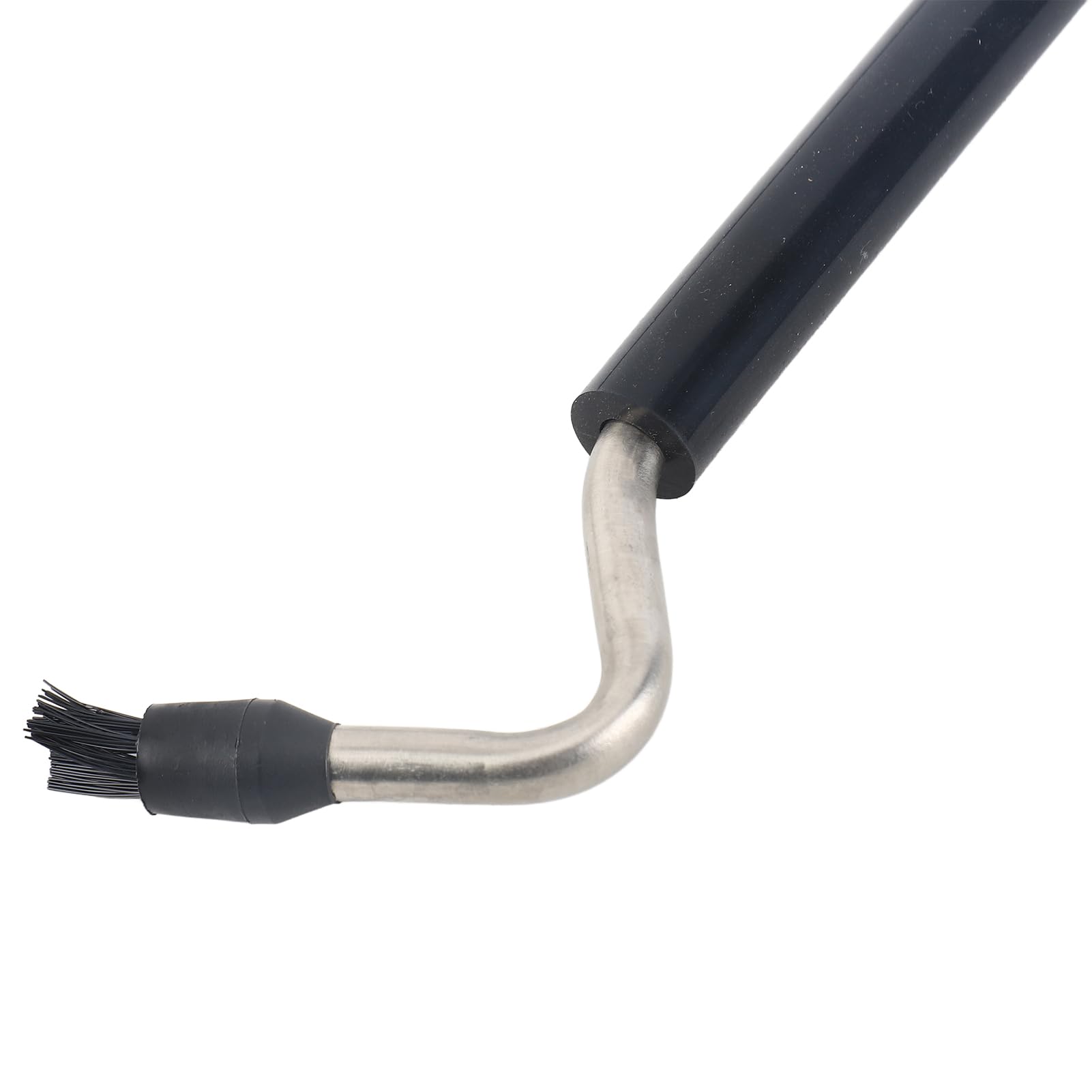 Cepillo de limpieza para cafeteras, cepillo de vapor a alta presión con cabezales de nylon y acero titanizado, manguera ajustable de 29,5 pulgadas con conectores dobles de