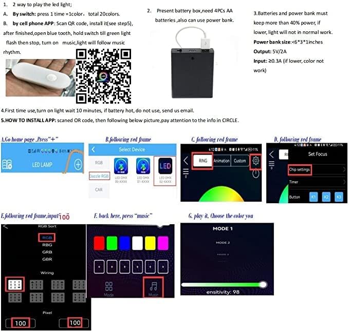 Women Tulle Tutu Skirts,LED Light Up Long High Low Ruffles - Image 5