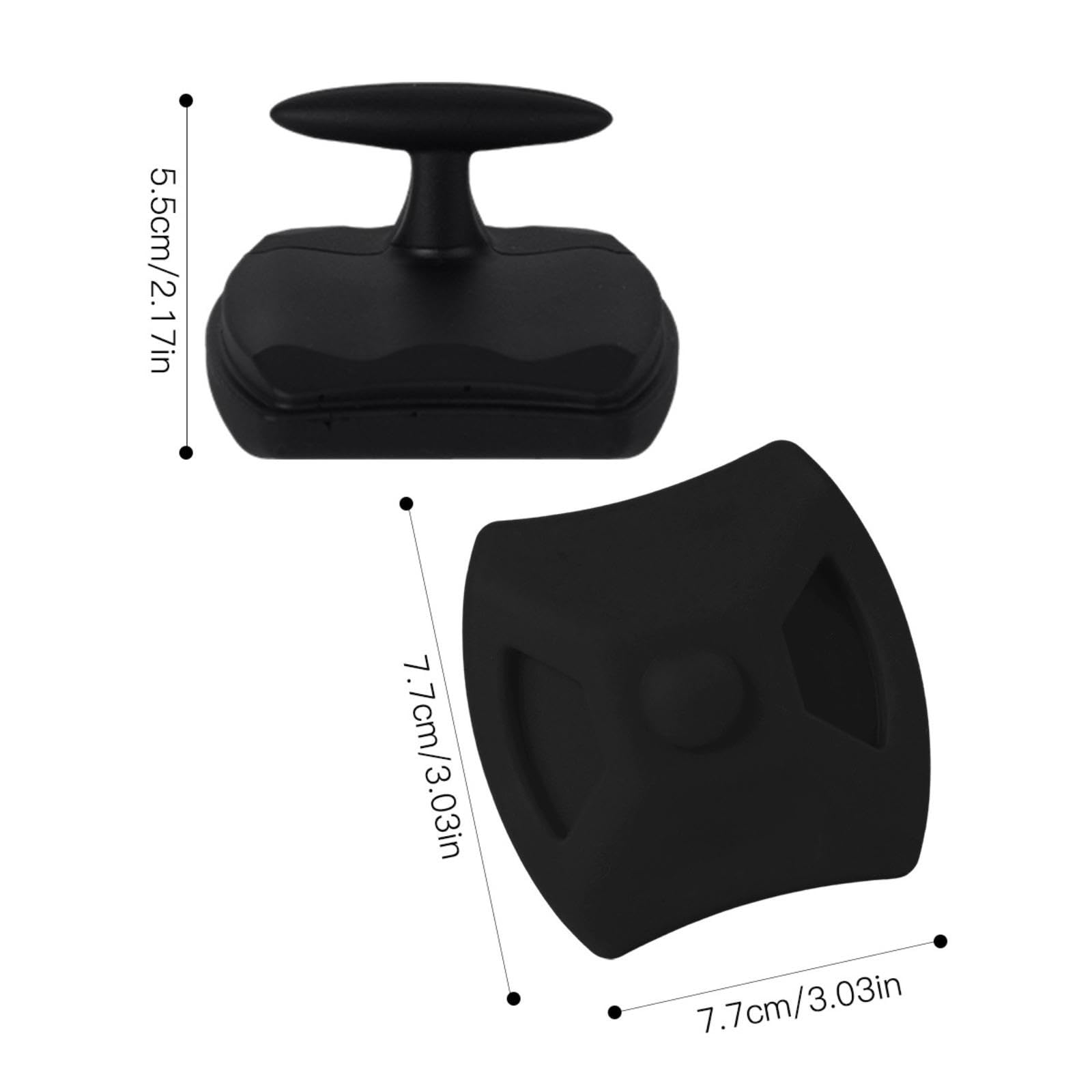 F Fityle Lot 2 poignées Musculation légères en Silicone Souple pour haltères et Barres Musculation. Protection optimale des Paumes.