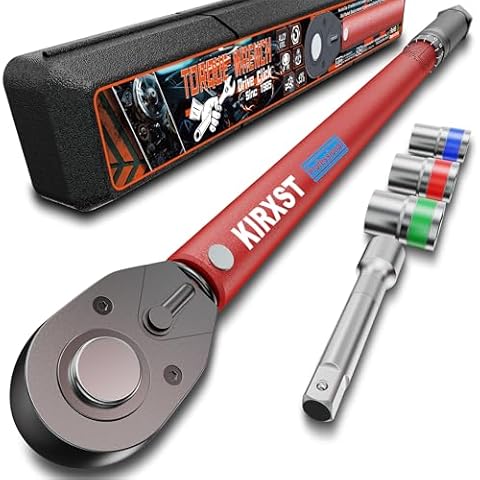 KIRXST 1/2 Inch Drive Click Torque Wrench Set Cover