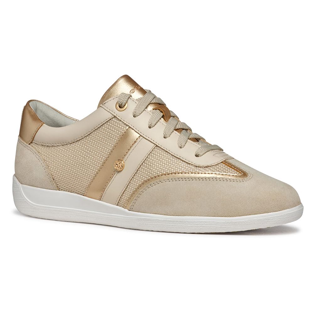 Geox D Myria B, Women’s Sneaker, Lt Gold/Lt Taupe,