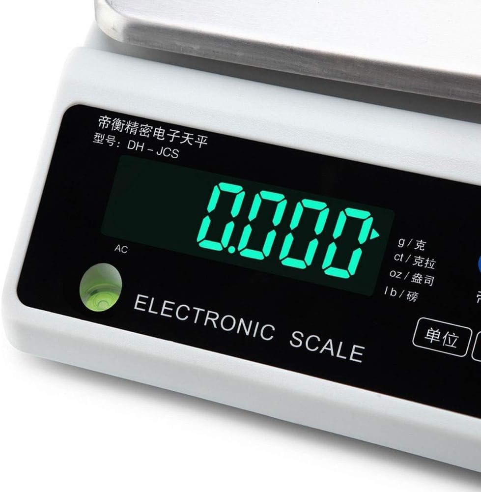 Báscula de Cocina Digital, báscula de Mesa de Cocina, báscula de joyería de Alta precisión, función de conteo y Puesta a Cero de báscula electrónica, función de Tara (1 kg/0,1 g)