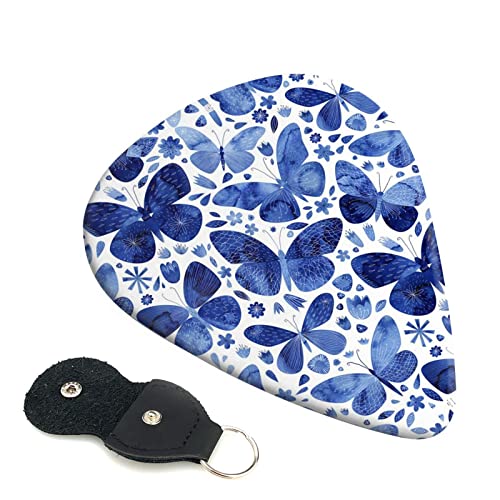 Blue Butterflies Lot de 6 médiators pour guitare acoustique, guitare électrique, basse, ukulélé – fins, moyens et épais - Les Beatles, Paul McCartney, John Lennon, RIngo Starr, George Harrison Blue Butterflies Lot de 6 médiators pour guitare acoustique, guitare électrique, basse, ukulélé – fins, moyens et épais