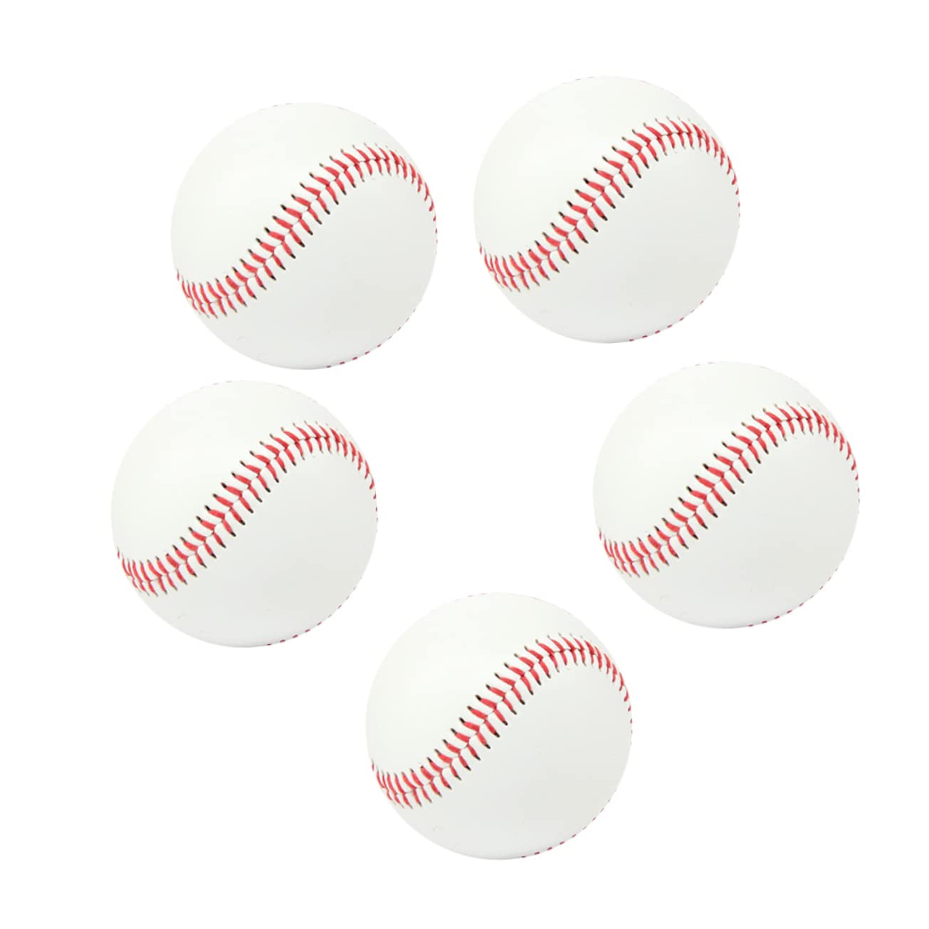 Abaodam 5 de Entrenamiento de béisbol Oficiales, diseño Profesional sin Acolchado para Adolescentes, práctica para Juegos en Interiores y Exteriores