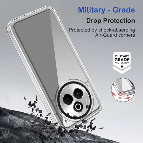 Image of Zapcase Back Case Cover for Realme P3 Pro 5G | Compatible for Realme P3 Pro 5G Back Cover | Case Cover with Camera Protection | (TPU + PC | Transparent)