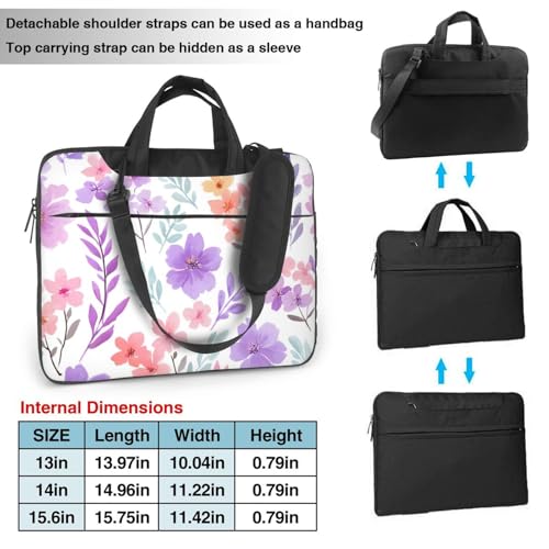Maletín impermeable para laptop 15.6 pulg rosa miniatura 3