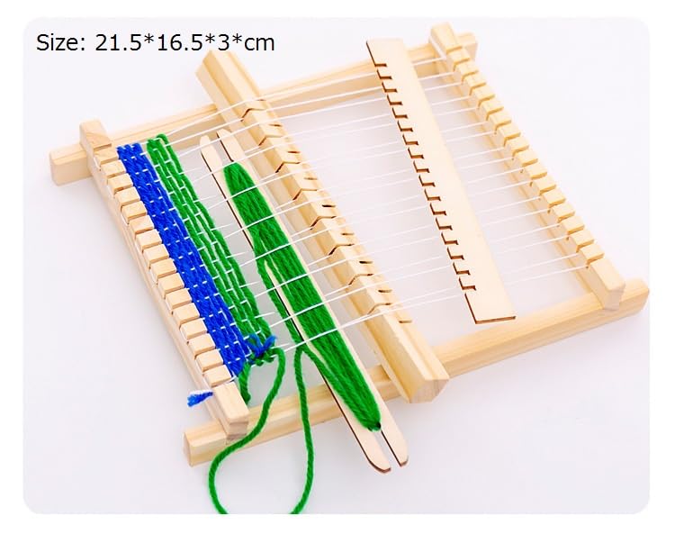 SOONHUA Webmaschine Aus Holz - DIY StrickSet Für Anfänger & Kinder