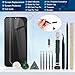 YWLRONG for Samsung Galaxy A25 5G Screen Replacement for Samsung A25 A256U LCD Display Touch Screen Digitizer Assembly Replacement with Tools（(with Frame)）