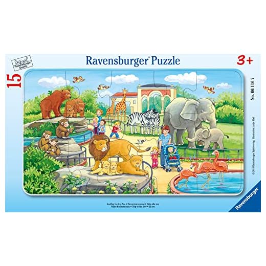 Ravensburger Kinderpuzzle - 06116 Ausflug in den Zoo