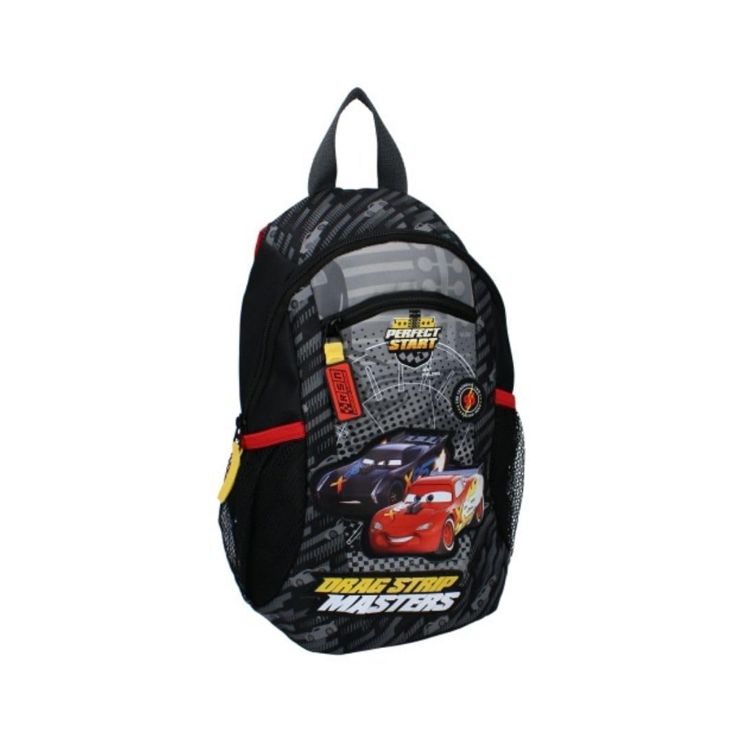 mybagstory Mochila - Cars - Niño - Escuela - Primaria - Maternelle - Guardería - Guardería - Mochila infantil - Talla 38 cm - Tirantes ajustables, azul