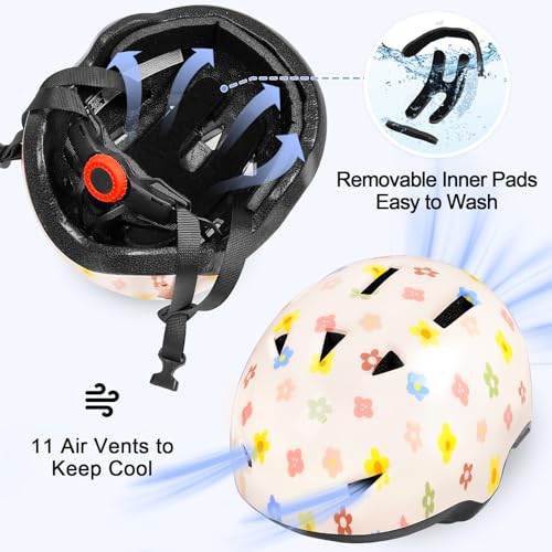 Image of Toddler Bike Helmet, Kids Helmets Baby Infant Bike Helmet for Kids Toddlers Boys Girls Age 1-3 /2-4 /3-5 /5-8 for Biking Scootering Skateboarding