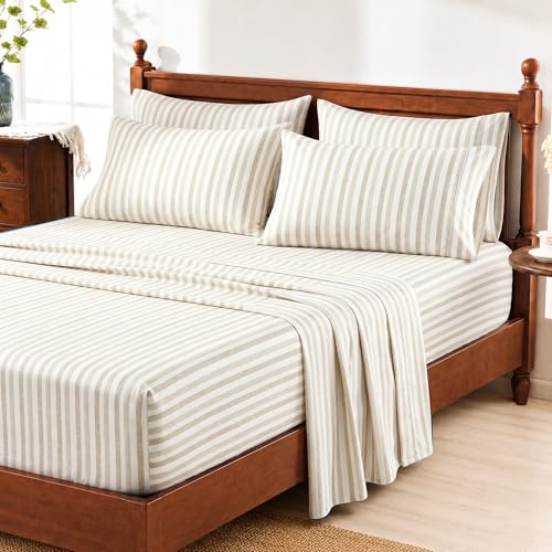 Image of Chaps Queen Sheet & Pillowcase Sets- 6 Piece, Deep Pocket, Wrinkle Free