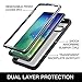 YOUMAKER Case for Galaxy S10, Crystal Clear Heavy Duty Protection Full Body Shockproof Slim Fit Without Built-in Screen Protector Cover for Samsung Galaxy S10 6.1 inch - Black