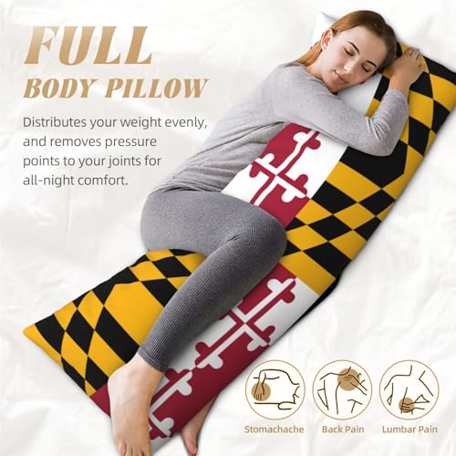 Housse de coussin de corps Maryland ultra douce contre le mal de dos