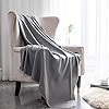 CAI TENG Fleece Throw Blankets Lightweight Warm for Soft Cozy Pet-Friendly Bulk Fleece Blanket Solid for Home, Bed, Sofa, Dorm, Office, Gifts, Outdoor (Grey, Pack of 6-50 x 60 inch) #1