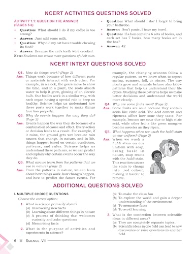 Image of Full Marks Science Complete Study Material Class 7 | Based on CURIOSITY New NCERT Textbook and CBSE Syllabus | Includes Chapterwise Summary, Solved Q /A, Practice Papers and More