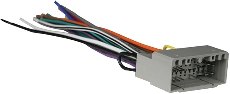 Metra Electronics 70-6502 Radio Replacement Harness Fits Select Chrysler 2002-2009 | Aftermarket stereo install adapter, plug-in OEM connectors, color-coded wiring, no cutting factory plugs, easy dash upgrade