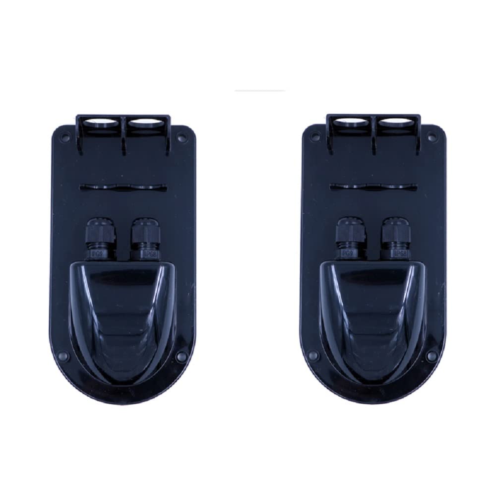 Buy 2 of NUZAMAS ABS Double Cable Entry Gland Housing, Solar Panel