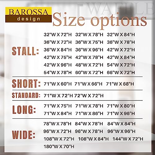 Barossa Design Waffle Weave White Shower Curtain Hotel Luxury Quality, Fabric Shower Curtains for Bathroom, Pique Pattern Cloth, Water Repellent and Machine Washable, Standard Size 72" x 72" - Cosy Home Interiors Barossa Design Waffle Weave White Shower Curtain Hotel Luxury Quality, Fabric Shower Curtains for Bathroom, Pique Pattern Cloth, Water Repellent and Machine Washable, Standard Size 72" x 72" - Image 7