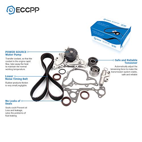 Eccpp Fits 97-12 Mitsubishi Montero Sport Galant 3.5L 3.8L Timing Belt Water Pump Kit #TOP2