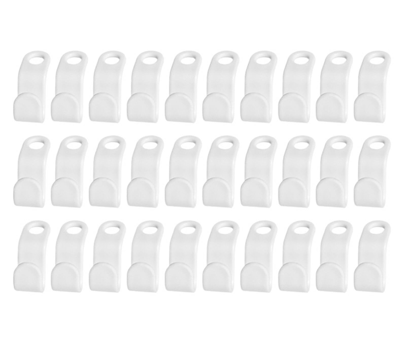 Clothes Hanger Connector Hooks 90pcs Clothes Hangers Connector Hooks Cascading Bedroom Closets Space Saving Connection Organizer for Wardrobe Closet Organizer(White)