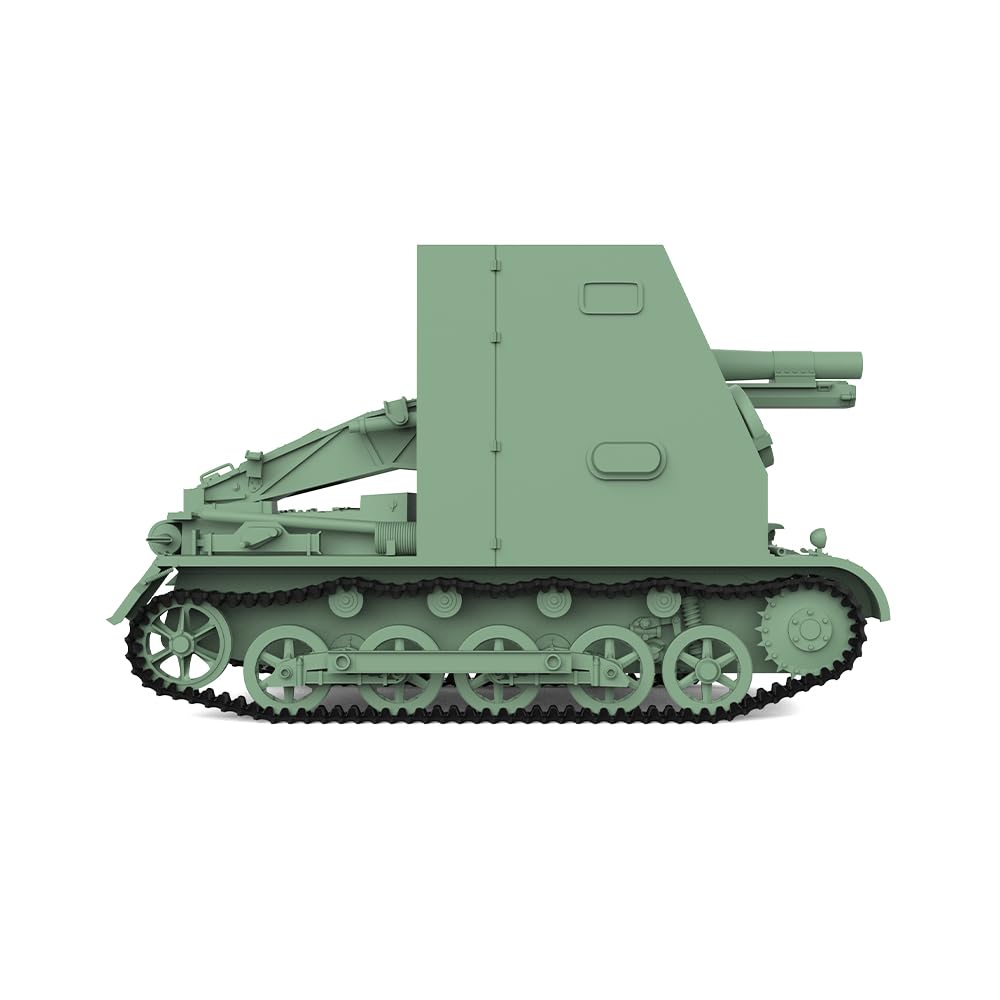 MRY-SFW SS18709 1/18 model wojskowy niemiecki Sturmpanzer I Bison pistolet samobieżny