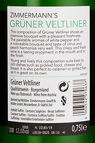 Zimmermann Grüner Veltliner Weißwein (6 x 0.75 l)