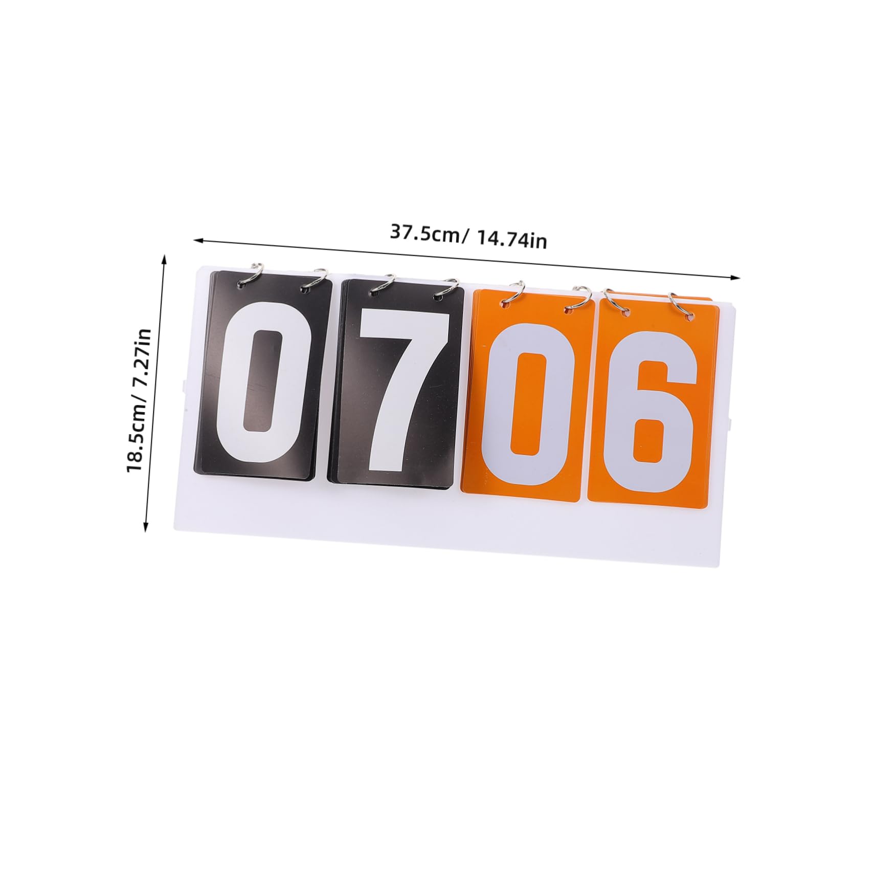 balacoo Multi-Sport Flip Scoreboard Made of Stable PVC for Basketball Football