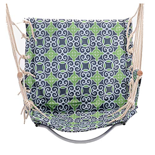 WZCQQ Swing Swing Seat Child Plastic Rope Adjustable Anti Corrosion Stable Removable Construction Robust Outdoor Garden Seat Indoor Use Maximum Load 100kg (Color : Green)