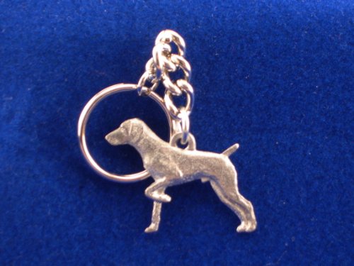 Wise Friends Pewter German Shorthair Pointer Keychain