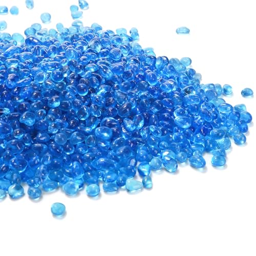 Lawei-5LB-Fish-Tank-Gravel-Polished-Small-Aquarium-Substrate-Gravel-Sand-Blue-Sea-Glass-Beads-for-Vases-Irregular-Decorative-Pebbles-Stones-for-Aquarium-Garden-Vase-Fillers-Succulent-Plants
