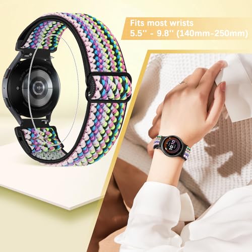 Correa elástica de nylon 18mm para relojes Garmin y Fossil miniatura 5