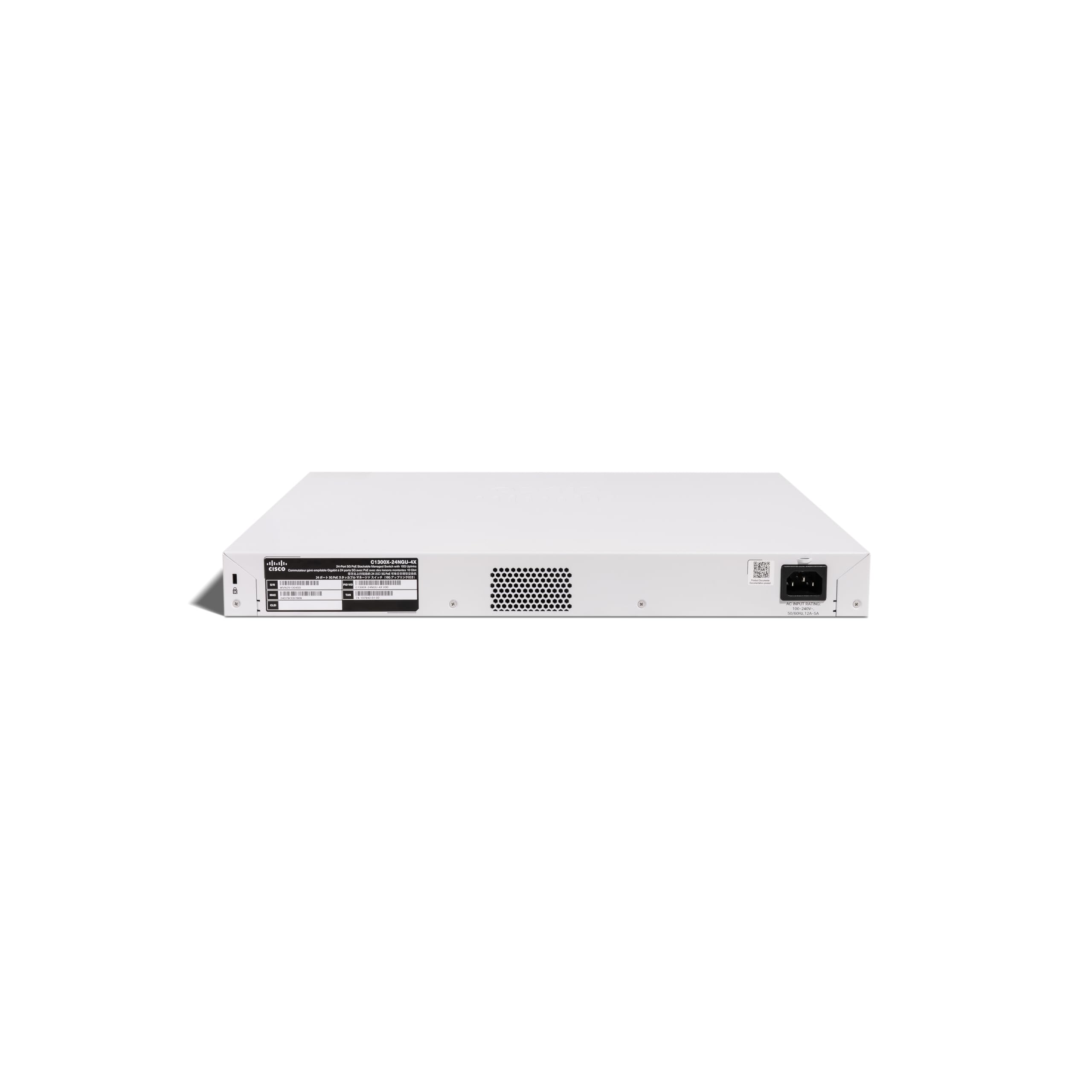 Cisco Catalyst C1300X-24NGU-4X Smart Switch, 8 Port 5GE, 16 Port GE, 60W PoE++, 4x10G SFP+, Limited Lifetime Protection (C1300X-24NGU-4X)