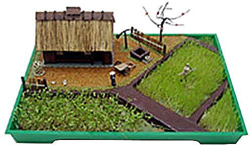 マイクロエース　箱庭シリーズ マイクロエース 箱庭シリーズ 農家 - 成仏模型 ~junnishikawの