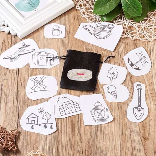 Image of Magibeads 60 Patterns Travel Theme Water Soluble Embroidery Patterns Airplane Landscaping Suitcase Stick and Stitch Transfer Embroidery Paper for Adult Beginners Hand Sewing Starter Kit
