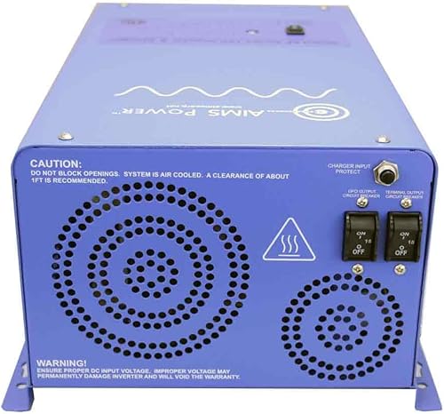 Miniatura 3 de AIMS Power - 3000 vatios de baja frecuencia inversor sinusoidal, puro cargador de inversor, enumerado según las normas UL 458