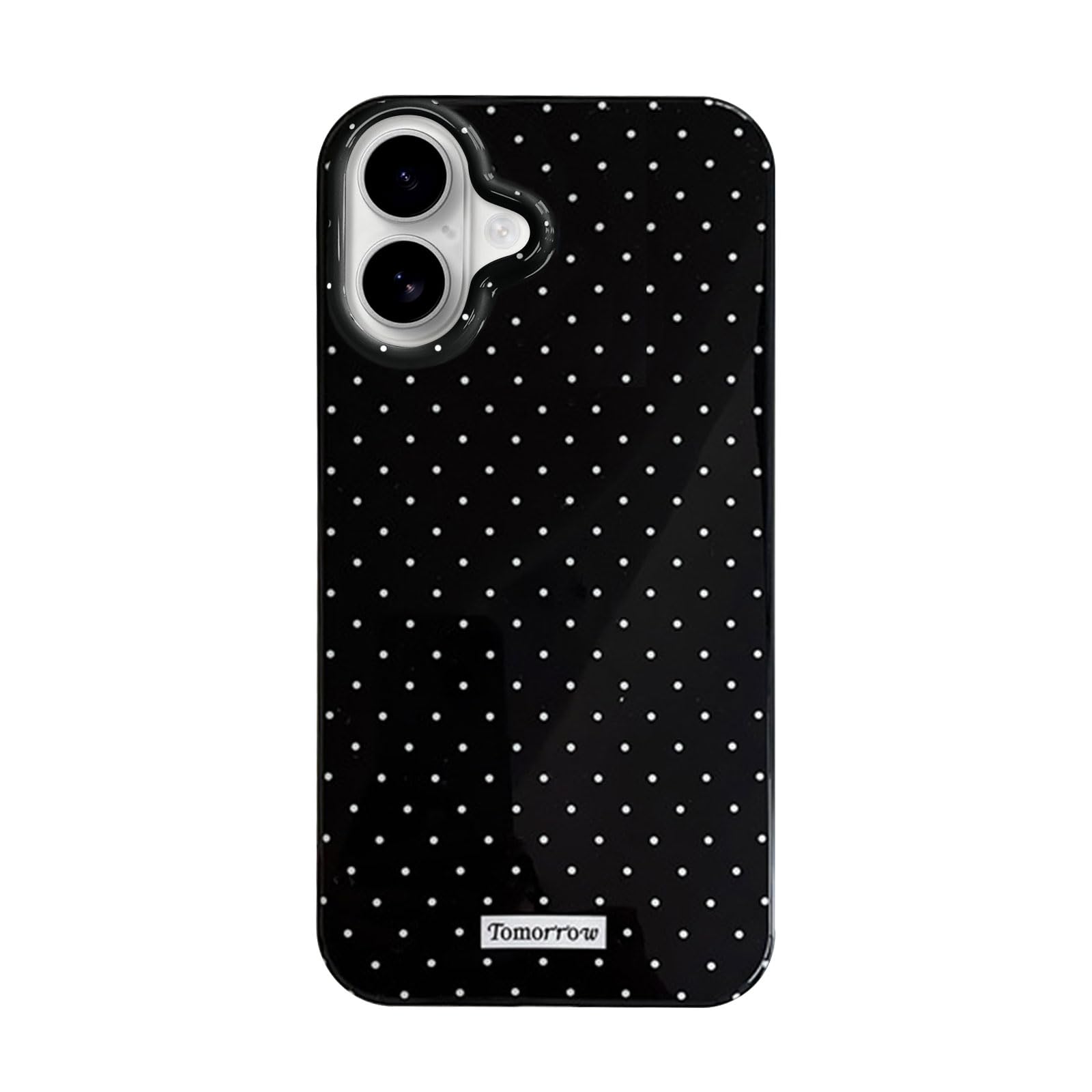 Amazon.co.jp: OwnestX iPhone 16 用 ケース 可愛い水玉模様、ドット柄