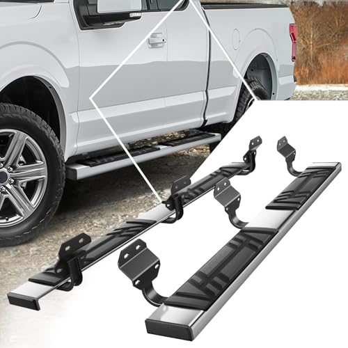 Estribos de Acero Inoxidable 73" para Ford F-150/250/350