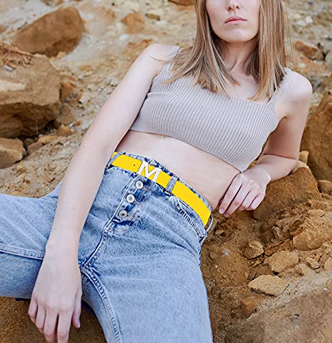 Women’s Removable M Buckle Belt for Jeans Dress Halloween Cosplay2