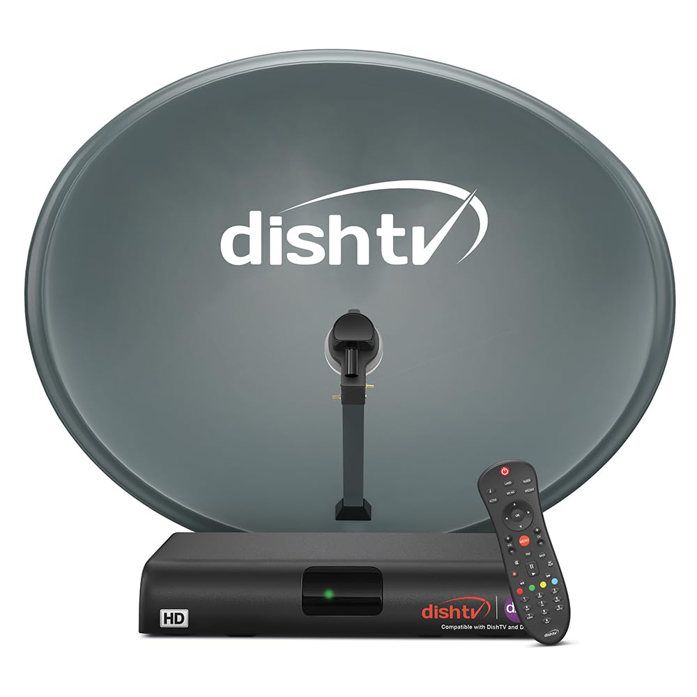 HD Set Top Box | DTH Connection | 1 Month Flexi HD Pack Tamil + Prime Lite Subscription 190+ Channels for 2 Years | 1080p Full HD | Free Installation | Service