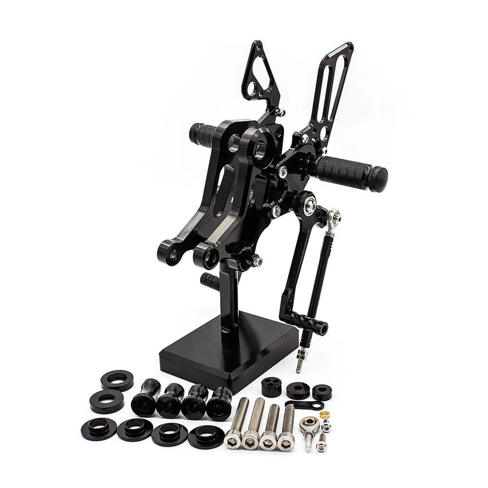Para D&ucati 696 Monster 696 796 1100 EVO Estriberas Traseras Invertidas Palanca Cambios GP Reposapiés Ajustable Motocicleta Juego Trasero Estriberas
