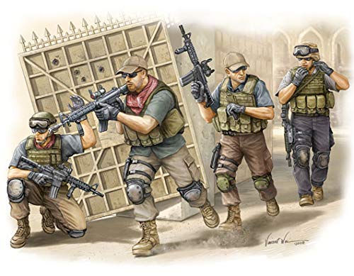 Set de figuras Trumpeter PMC Fire Movement 4 piezas miniatura 2
