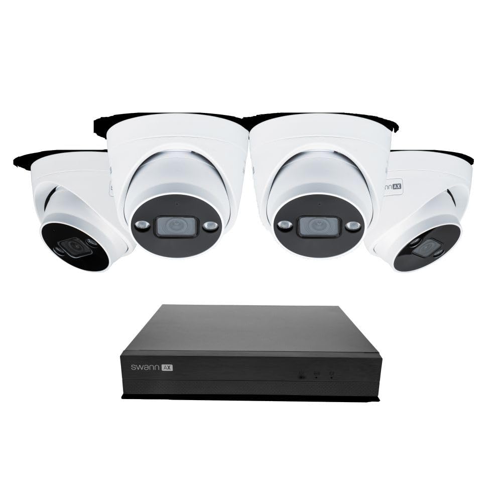 Amazon.com: Swann AdvancedX™ Wired NVR 4K Security Camera System