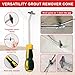 23 Pack Grout Removal Tool Kit, 2 Tile Grout Saws with 6 Extra Blades, 2 Hand Grout Saw and 7 Cleaning Blades, Caulk Remover for Bath Shower, Ideal for Floor Tile Grout Cleaning