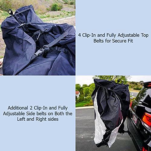 Formosa Covers Bike Cover for Car, Truck, RV, SUV Transport on Rack