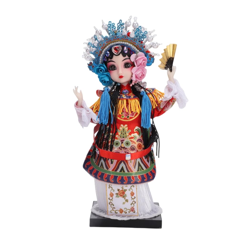 Poupée opéra de Pékin décoration de table figurine asiatique culturelle et statuette de Chine