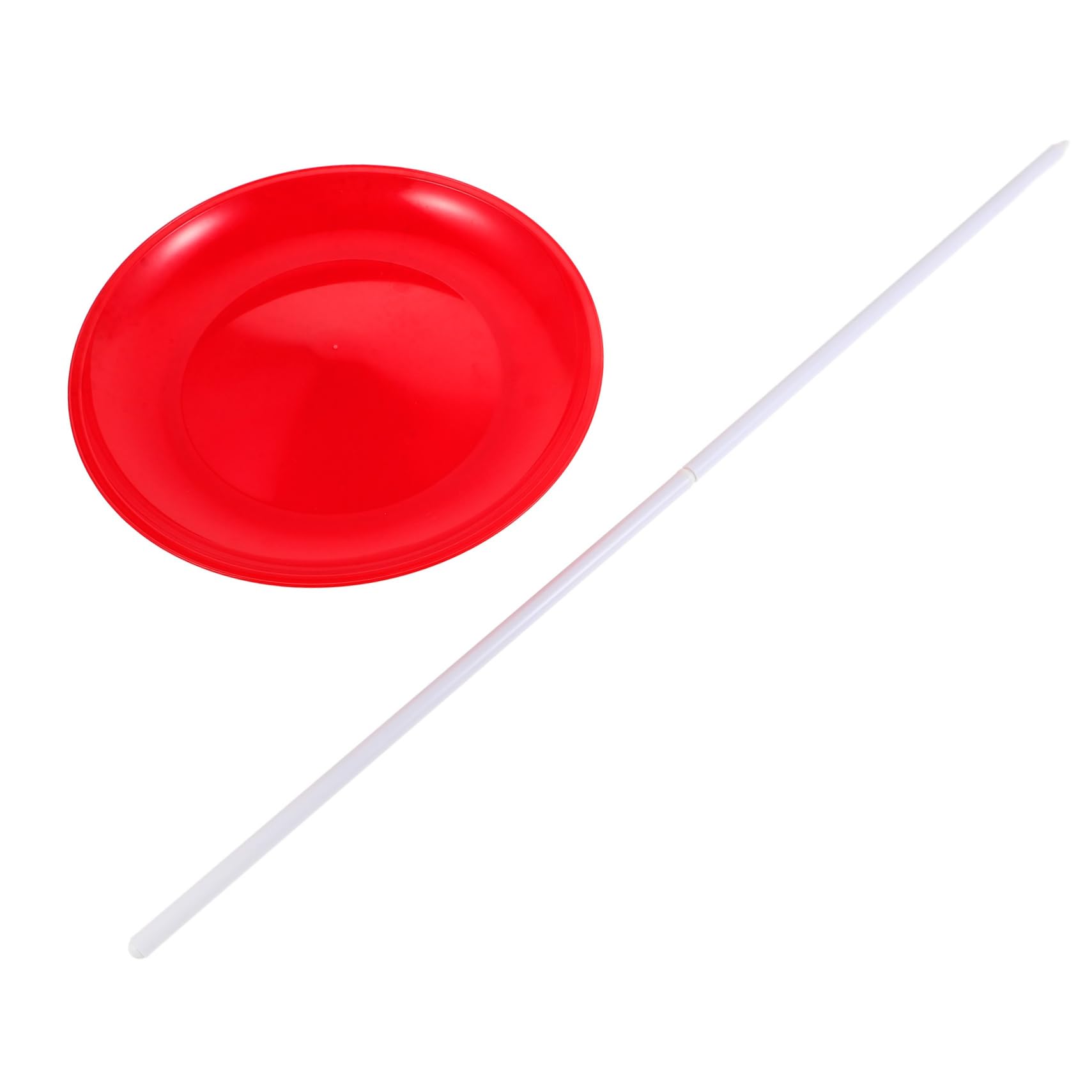 BESPORTBLE Juggling Prop Set Circus Plate Sticks Versatile Training Juggling Plate for Boys and Girls Adults